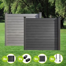 WPC Sichtschutz Zaun