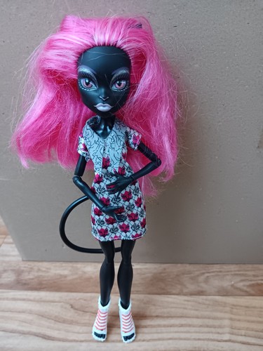 Monster high puppe catty - puppe, noir