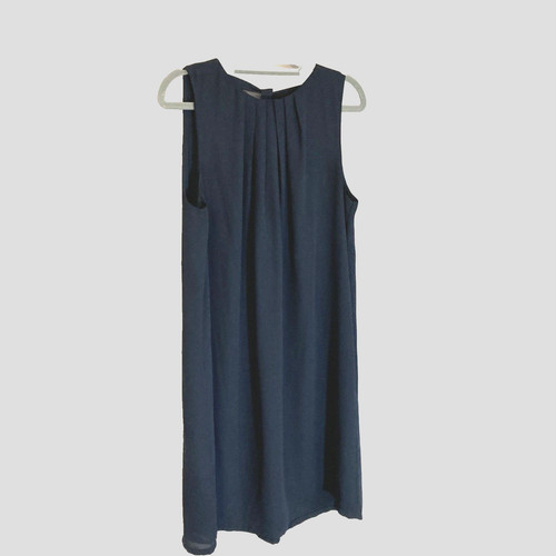 Damen kleid dunkelblau - 12,
