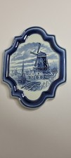 Delft Schöne Wandplatte Fles