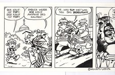 Originalzeichnung Parodie ISNOGUD Iznogoud fürs deutsche MAD von Astalos Ivica