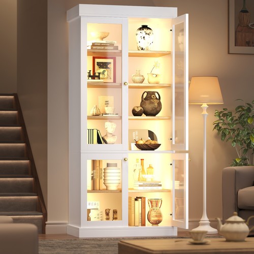 Glas vitrine standvitrine - glas,
