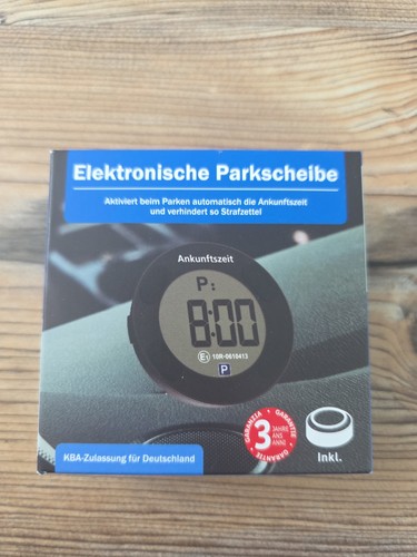 Elektronische parkscheibe mit - elektronische,