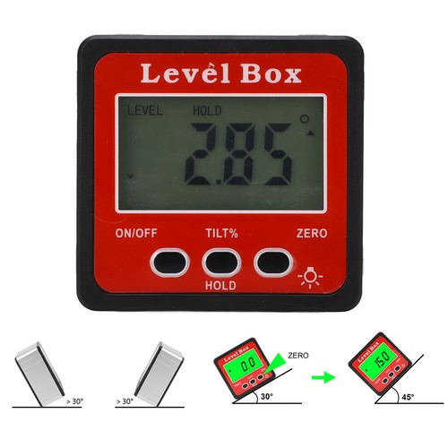 Bevel box magnetic level - bevel,