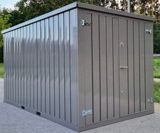 Gartenhäuschen Quarzgrau