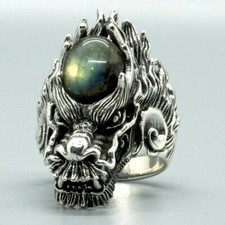 Drachen Ring 925 Silber