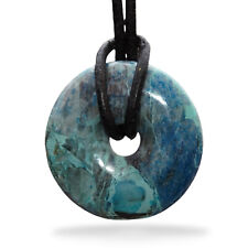 Shattuckit Donut 30mm - inkl. 1 Meter Lederband 2mm in schwarz I Pi Scheibe