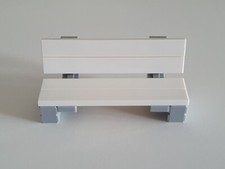1x Lego Parkbank weiß NEU