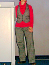 Kombination Hose - Weste Für Damen, In Grau, Größe 36, Von Edc By Esprit 