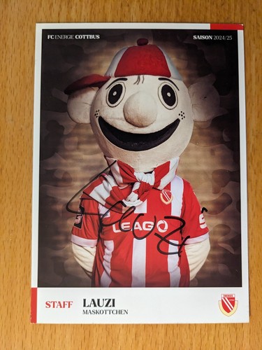 Maskottchenkarte lauzi - lauzi, fc