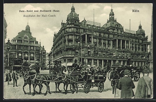 Ansichtskarte köln dom hotel - ansichtskarte, dom-hotel