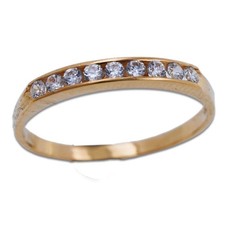 Memory Ring 585 Gold 14 Karat Damen Größe 60 Goldschmuck Wert 420,-