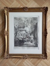 original Kaltnadel Radierung