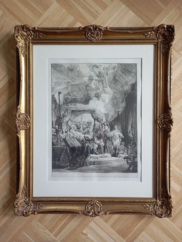 Original kaltnadel radierung - kaltnadel,