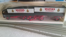Wiking 1:87 LKW    MAN 22.320  UNL  Kofferhängerlastzug   VELTINS    Werbemodell