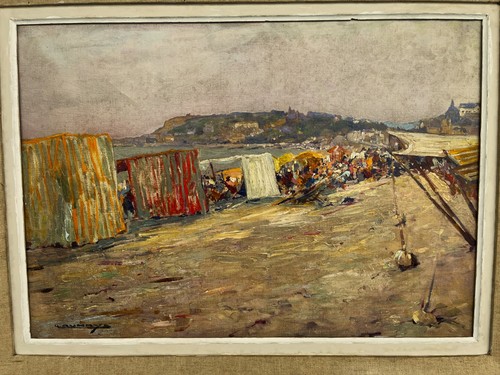 ölgemälde strandleben - Ölgemälde, "strandleben"