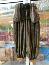 Profi Bauchtanzkostüm Bauchtanzhose Pumphose mit Bolero Bauchtanz unbenutzt