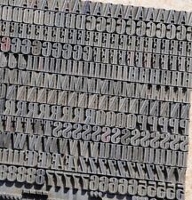 Schraffierte Schrift 16p Bleischrift Bleisatz Buchdruck Handsatz Bleiletter 6mm