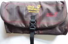 Jack Wolfskin Waschsalon Kosmetiktasche braun zum Aufhängen