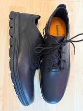 Timberland Herren Schnürschuhe Gr. 43,5 Leder Schwarz SensorFlex NEU