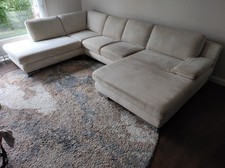 Große Wohnlandschaft U-Form 3,40 x 2,20 m – Microfaser