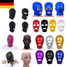 DE Unisex Herren Kopfbedeckung Bandage Öffnung Elastisch Cosplay Maske Kostüm