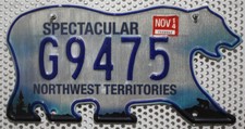 Kanada Nummernschild Northwest