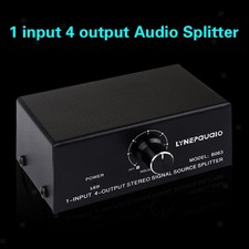 4-Wege RCA Stereo Audio Switch