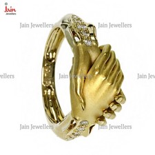14 Kt 18 Kt Gold CZ Promise To