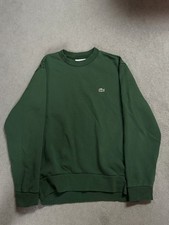 Lacoste Herren Sweatshirt Pullover, Grün, Größe M