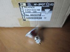 1 x SYLVANIA HI SPOT ES 63  75W HALOGEN GU10 FLOOD 25º WARM WHITE DIMMBAR
