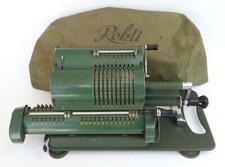 TOLLE ALTE RECHNERMASCHINE RECHNER ROKLI 7 R ROBERT KLING WETZLAR