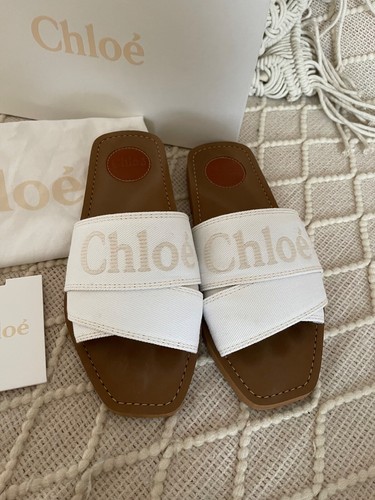 Original chloé woody - woody, weiß