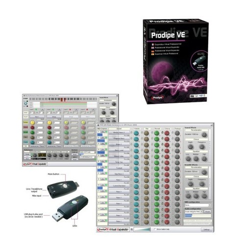 Prodipe expander midi - midi, ve