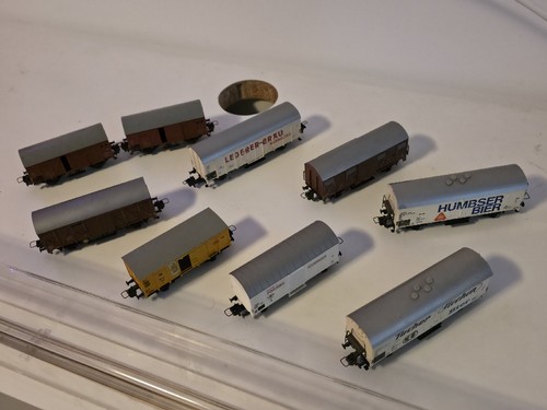 Güterwagen set stück - 9, inkl