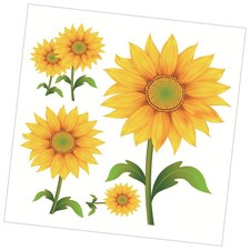  Sonnenblumen-aufkleber