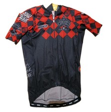 Profi Radsport Trikot Bioracer Schwarz Rot M Herren Rebel Baron Vintage