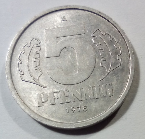 Münze ddr fünf 5 - ddr,