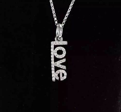 Damen love anhänger 2 karat - "love",
