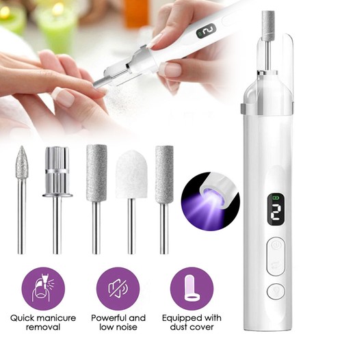 Elektrische nagelfeile led - nagelfeile, uv-led