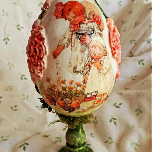 Handmade osterei mit kindern - handmade,