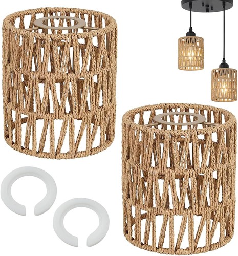 Lampenschirm boho stücke - lampenschirm,