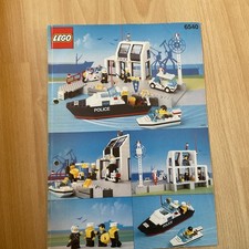 LEGO Bauanleitung 6540 Hafenpolizei-Station Vintage Wasserpolizei Police / 1018