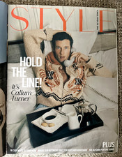 CALLUM TURNER ~ STYLE Magazine 19 October 2025 + PERFUME + cosy knits + INTERIOR