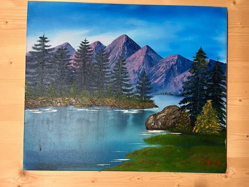 Großes ölbild handgemalt - großes,
