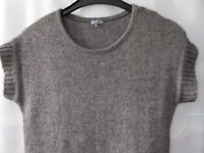 GRAIN de Malice Damen Strickkleid Longshirt Sweatshirt Kleid Gr S Silbergrau NEU