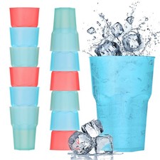 Trinkbecher Set 480 ml Kunststoff Cocktail Kinder Becher Glas BPA-frei bunt