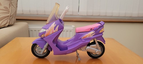 Barbie puppe lila roller - barbie,