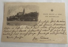 Autograf Marie Valerie - Postkarte Schloss Wallsee - Tochter Kaiser Franz Joseph