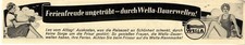 Wella- Dauerwellen Schön sein zu Pfingsten Ferienf...2 x Histor. Annoncen v.1938